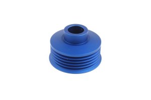 Subaru WRX STI Alternator Pulley - Perrin Performance - Lightweight - Blue - `07-`21 Subaru WRX STI Alternator Pulley - Perrin Performance - Lightweight - Blue - `07-`21
